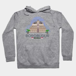 Borobudur Mahayana Buddhist Java Indonesia Temple Hoodie